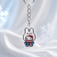 Акриловий брелок Hello Kitty (Хеллоу Кітті) піксельний 3×2 см 04 - зображення 1