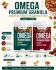 Набір граноли Омега Горіх та Журавлина, Шоколад та Вишня Omega Power Duo Pack Nut & Cranberry, Chocolate Cherry, 1200 г, Gregory Mill GG-10-511 - зображення 1