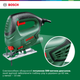 Лобзик електричний Bosch PST 650, 500 Вт, 65 мм глибина різу + полотно T144 D + кейс (06033A0720) - зображення 2