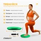 Подушка EasyFit 33 см зеленая с насосом (Балансировочная массажная с шипами, сенсомоторный массажный балансировочный диск для баланса и массажа) WLS34GR - изображение 5