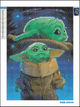 Алмазная мозаика Baby Yoda 30×40 см набор для творчества (XJ5142) - изображение 3