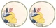 Zestaw talerzy deserowych Rose&Tulipani Limu 21 cm 2 szt (8018594836136) - obraz 1