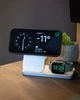 Бездротовий зарядний пристрій Nomad Stand One Max 3-in-1 Qi2 для Apple 25W (Silver) - зображення 7