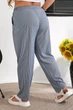 Штаны женские повседневные в полоску синий 257R420 AGER 54 (3XL-4XL) - изображение 2