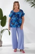 Костюм жіночий, колір джинс, L-XL, 257R804 - зображення 1