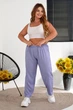 Штаны женские повседневные в полоску джинс 257R420 AGER 50 (XL-2XL) - изображение 1