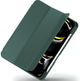 Чехол-книжка Smart Case силиконовый для iPad Pro 12.9 2018; 2020; 2021; 2022; iPad Air 13 2024; 2025; 2026 зеленый Clear Dark Green - изображение 5