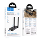 Адаптер WiFi Hoco USB WiFi6 286 Мбит/с Dual Antenna Черный - изображение 2