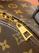 Рюкзак Louis Vuitton Palm Springs коричневий шкіряний Луі Вітон Big size (126) - изображение 4