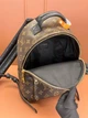 Рюкзак Louis Vuitton Palm Springs коричневий шкіряний Луі Вітон Medium size (125) - зображення 10