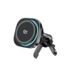 Автодержатель Tech-Protect V20 ArcticBoost Magnetic Dashboard & Vent Wireless Charger 25W Qi2.2 Black (5906302392995) - изображение 4