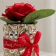 Настольная лампа LED ночник Lesko Rose Crystal YW-MGYZSJP Red в виде букета роз - изображение 3