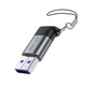 Адаптер Acefast J8 USB-C на USB-A Grey (6974316284697) - изображение 2