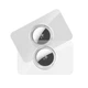 Чехол Dux Ducis защитный в форме карты для AirTag (2 pack) Transparent + Black (6971824154696) - изображение 1