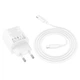 Мережевий зарядний пристрій Hoco N55 2×USB-C + 2×USB-A QC3.0 PD 20W + кабель USB-C to Lightning White (6942007659253) - зображення 2