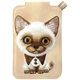 Etui-portfel Nimmy New Big-Eye Cute Pets 2.0 Brown (6971080315572) - obraz 1