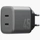 Ładowarka sieciowa Energea Ampcharge GaN45 PD/PPS/QC3.0 45W Grey (8885020102260) - obraz 4