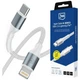 Кабель 3mk Hyper Cable N-Series USB-C to Lightning 2m 9V/3A 27W White (5903108758239) - изображение 1