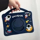 Чохол дитячий Silikon Power з підставкою і ремінцем Космонавт Apple iPad 5 (2017) 9.7" Dark Blue - зображення 7
