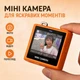 Міні цифрова камера C5 Білий 1.4" IPS дисплей, фото до 64 МП, відеозйомка, підтримка карт пам'яті до 128 ГБ - изображение 2