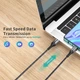 Кабель Choetech PowerSync Fast Charging Cable USB-A to USB-C 5A 1.2m Black (AC0013-BK) - зображення 7
