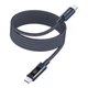 Кабель Choetech PowerSync Magnetic Digital Cable USB-C to USB-C PD 60W 1.2m Dark Blue (XCC-1067-BU) - зображення 2