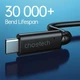 Кабель Choetech HyperLink Cable USB-C to USB-C 40Gbps 240W 8K@60Hz 5A 1m Black (XCC-1028-BK) - изображение 8