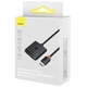 Перехідник HUB Baseus AirJoy Series 2in1 HDMI to HDMI/HDMI (B01331105) (Cluster Black) (251587) - зображення 2