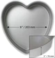 Forma do ciasta PME w kształcie serca głęboka szara 20 cm (5060047060288) - obraz 5