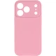 Чехол Silk Full Camera Protective (AA) NO LOGO для Apple iPhone 18 Pro Max (Розовый / Light pink) Epik (261594) - изображение 2