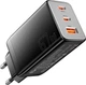 Сетевое зарядное устройство ESSAGER Ranges 67W GaN Charger 2C+1A QC4.0 FCP PD Black (ECT67W-LJB01-Z) - изображение 4