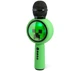 Мікрофон з динаміком Bluetooth OTL Technologies Minecraft Creeper PopSing LED підсвічування бездротове караоке 5W Зелений - изображение 10