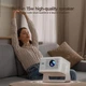 Проектор MAGCUBIC HY350MAX-Voice RC, Android 14, 900ANSI, 1080P Native, WiFi6, BT5.4, Allwinner H726, Автофокус, Портативний - изображение 4
