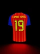 LED Нічник Лайтбокс Spain Lamine Yamal Light Box (15,5х21х3см) Для Дому Світильник Збірна Іспанії Ламін Ямаль - изображение 3
