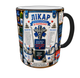 Кружка (чашка) с принтом "Врач" из серии Professional Organizer Collection – подарок врачу, медику, семейному врачу | Керамическая 330 мл(черная ручка) - изображение 1