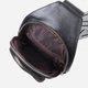 Сумка слинг через плечо женская Vintage leather-22748 Черная - изображение 8