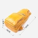 Сумка слинг через плечо женская Vintage leather-22753 Желтая - изображение 5