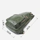 Сумка слинг через плечо женская Vintage leather-22755 Зеленая - изображение 5
