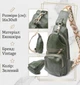 Сумка слинг через плечо женская Vintage leather-22755 Зеленая - изображение 15