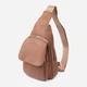 Сумка слинг через плечо женская Vintage leather-22764 Коричневая - изображение 1