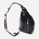 Сумка слинг через плечо женская Vintage leather-22770 Черная - изображение 3