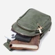 Сумка слинг через плечо женская Vintage leather-22771 Зеленая - изображение 9