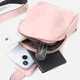 Сумка слинг через плечо женская Vintage leather-22782 Розовая - изображение 9