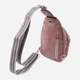 Сумка слінг через плече жіноча середня Vintage leather-22786 Коричнева - зображення 3