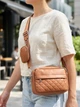 Сумка кросс боди через плечо женская Vintage leather-22795 Рыжяя - изображение 2