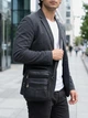 Сумка планшет через плечо мужская из натуральная кожи Vintage leather-22864 Черная - изображение 2
