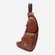 Сумка слинг через плечо мужская из натуральной кожи Vintage leather-22966 Коричневая - изображение 1