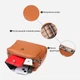 Сумка кросс боди через плечо женская из натуральная кожи Vintage leather-22921 Рыжяя - изображение 5