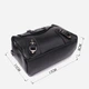 Сумка кросс боди через плечо женская из натуральная кожи Vintage leather-22922 Черная - изображение 5