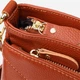 Сумка кросс-боди через плечо женская из натуральной кожи средняя Vintage leather-22983 Коричневая - изображение 7